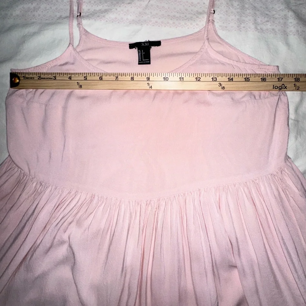 Forever 21 Women’s Crochet-Trimmed Maxi Dress Color:Pink Size: Small